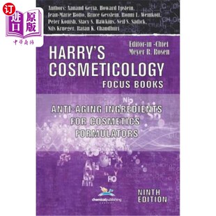for Ingredients Cosmetics Formulators 抗衰老成分 海外直订医药图书Anti 化妆品配方中 Aging