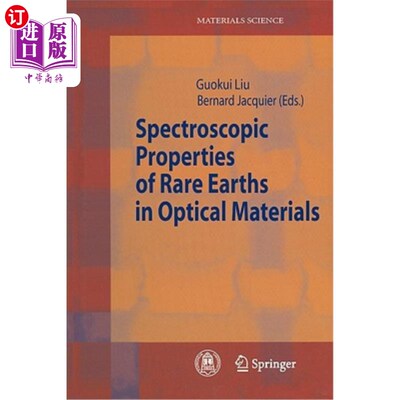 海外直订Spectroscopic Properties of Rare Earths in Optical Materials 光学材料中稀土的光谱性质