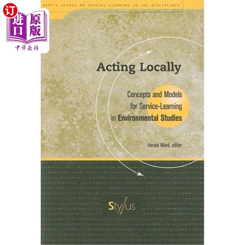 海外直订acting locally: concepts and models for service-learning
