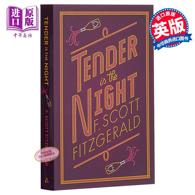 预售 菲茨杰拉德：夜色温柔 英文原版 Alma Classics:Tender is the Night F.Scott Fitzgerald【中商原版】 书籍/杂志/报纸 文学小说类原版书 原图主图