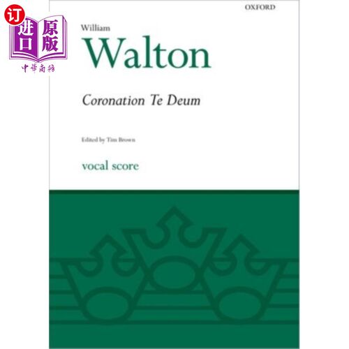 海外直订Coronation Te Deum 加冕礼