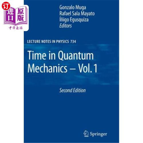 海外直订Time in Quantum Mechanics 量子力学中的时间