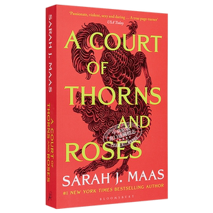 荆棘与玫瑰法庭英文原版仙灵王庭纪1 荆棘与玫瑰的法庭 A Court of Thorns and Roses Sarah J. Maas 浪漫奇幻小说英文版