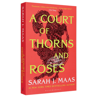 荆棘与玫瑰法庭英文原版仙灵王庭纪1 荆棘与玫瑰的法庭 A Court of Thorns and Roses Sarah J. Maas 浪漫奇幻小说英文版