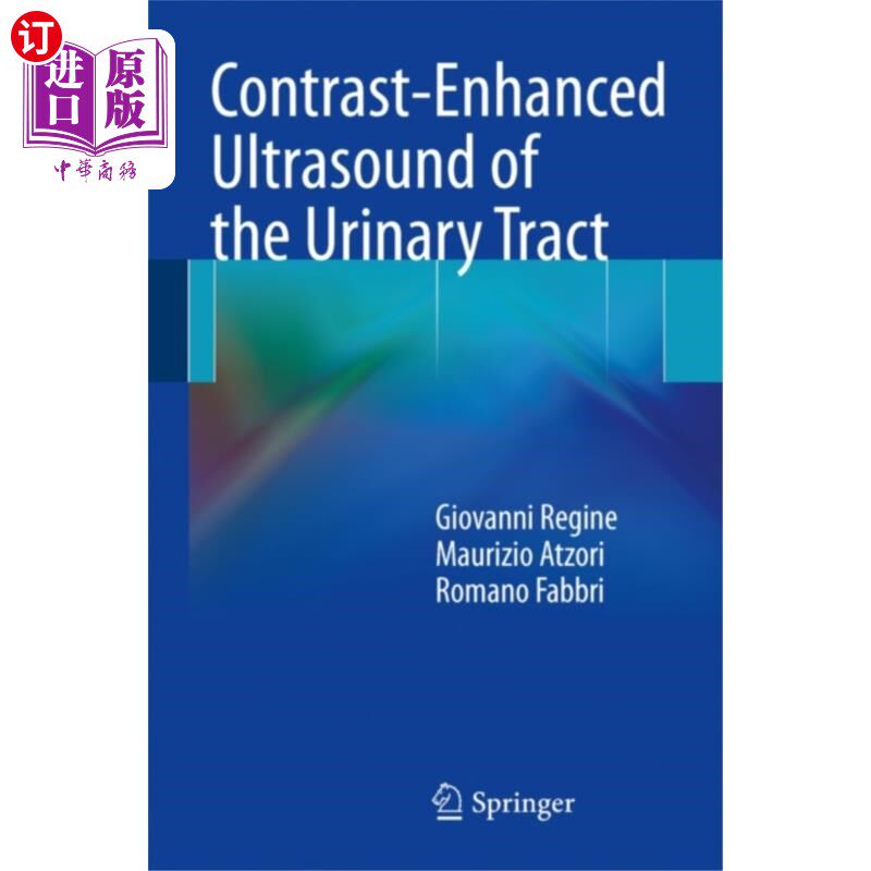 海外直订医药图书Contrast-Enhanced Ultrasound of the Urinary Tract 尿路超声造影