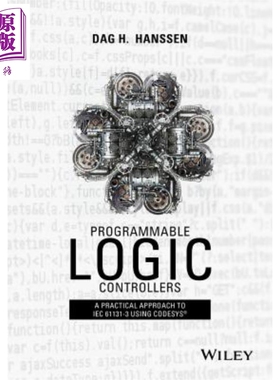 现货 可编程逻辑控制器 使用 CoDeSys 软件的 IEC 61131 3 标准实用方法 Programmable Logic Controllers 英文原版 Dag Hanssen