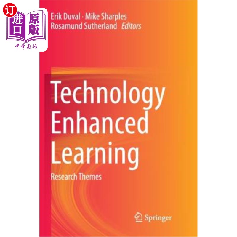 海外直订Technology Enhanced Learning: Research Themes 技术增强学习:研究主题