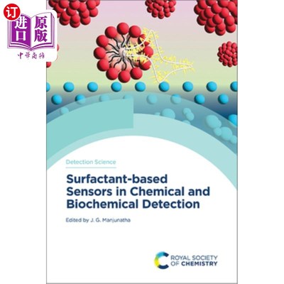 海外直订Surfactant-Based Sensors in Chemical and Biochemical Detection 化学和生化检测中基于表面活性剂的传感器