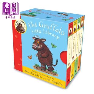 朱莉娅唐纳森 咕噜牛的小小图书馆 The Gruffalo Little Library 英文原版 儿童绘本 图画故事书 进口童书【中商原版】