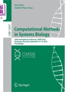 海外直订Computational Methods in Systems Biology: 20th International Conference, Cmsb 20 系统生物学中的计算方法:第