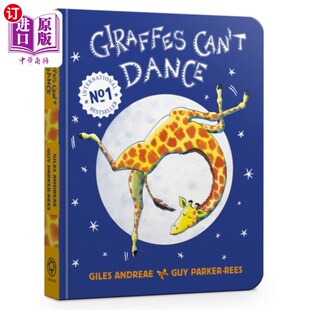 海外直订Giraffes Can't Dance Cased Board Book 长颈鹿不会跳舞