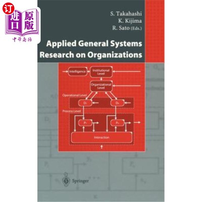 海外直订Applied General Systems Research on Organizations 组织的应用通用系统研究