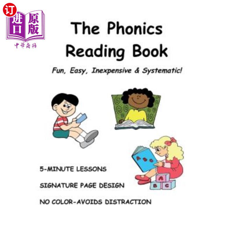 海外直订The PHONICS READING BOOK: Teach Your Child To Read With Fun & Easy Lessons! 语音读物:教你的孩子用轻松愉快