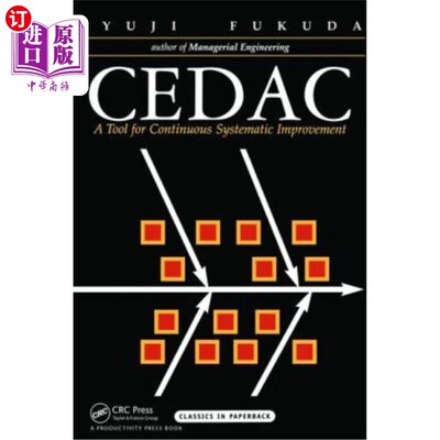 海外直订Cedac: A Tool for Continuous Systematic Improvement Cedac:持续系统改进的工具