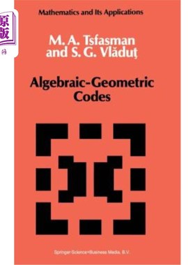 海外直订Algebraic-Geometric Codes 代数几何码