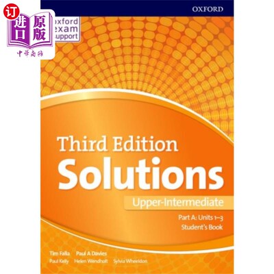 海外直订Solutions: Upper-Intermediate: Student's Book A ... 解决方案:高级-中级:学生用书A单元1-3