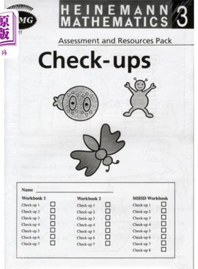 海外直订Heinemann Maths 3: Check-up Booklets (8 pack) 海涅曼数学3:检查手册(8包)