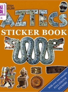 海外直订Aztecs Sticker Book 阿兹特克贴纸书