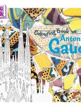 海外直订Antoni Gaudi Colouring Book 安东尼·高迪彩色书