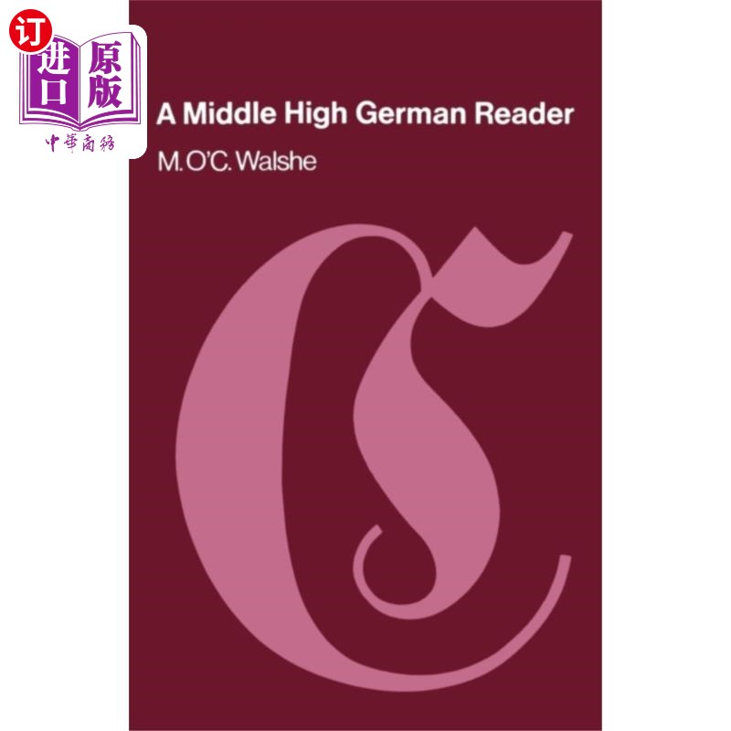 海外直订Middle High German Reader 中高级德语读取器