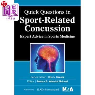 海外直订医药图书Quick Questions in Sport-Related Concussion 与运动有关的脑震荡的快速问题