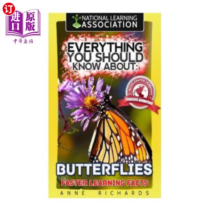 海外直订Everything You Should Know About: Butterflies Faster Learning Facts 你应该知道的一切:蝴蝶快速学习事实