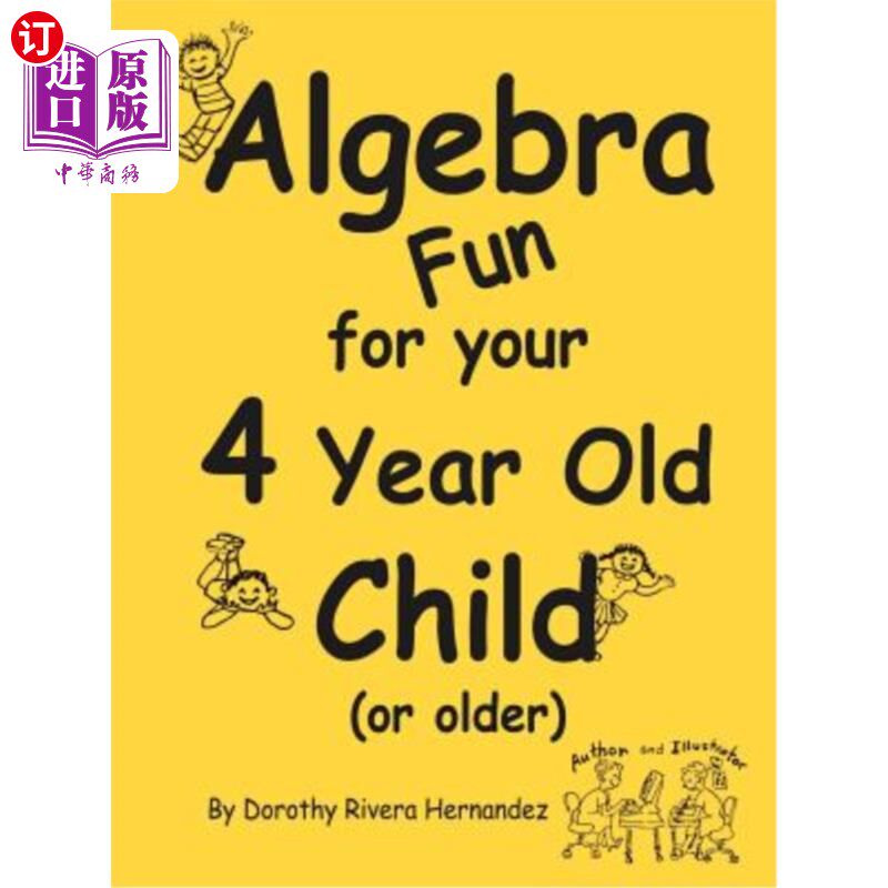 海外直订Algebra Fun for your 4 year old Child (or older) 4岁以上孩子的代数乐趣