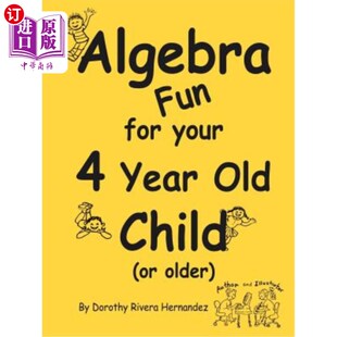 海外直订Algebra Fun for your 4 year old Child (or older) 4岁以上孩子的代数乐趣