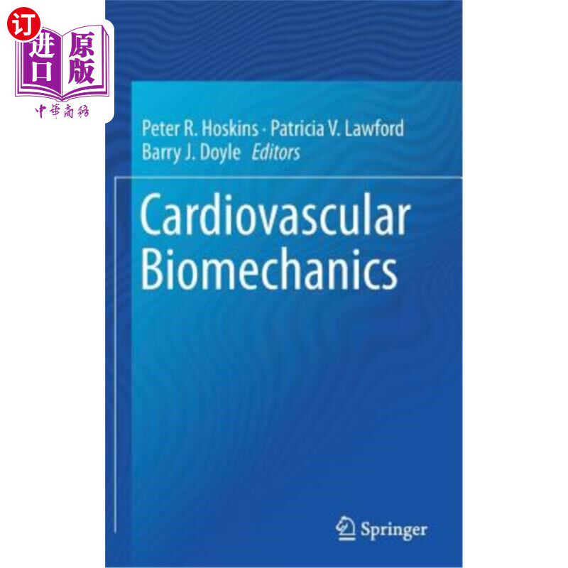 海外直订医药图书Cardiovascular Biomechanics 心血管生物力学