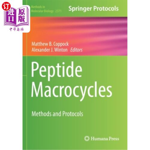 海外直订Peptide Macrocycles: Methods and Protocols 肽大环:方法和协议
