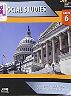 海外直订Core Skills Social Studies Workbook Grade 6 Steck Vaughn核心技能社会研究：6级工作手册