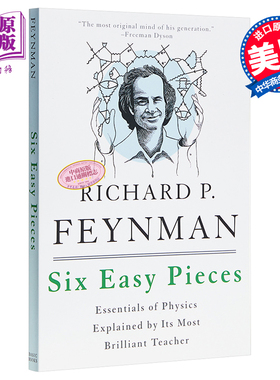 费曼讲物理：入门（第4版） 英文原版 Six Easy Pieces 理查德·费曼 Richard P. Feynman【中商原版】
