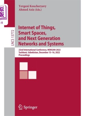 海外直订Internet of Things, Smart Spaces, and Next Gener... 物联网，智能空间，下一代和系统