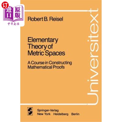 海外直订Elementary Theory of Metric Spaces: A Course in Constructing Mathematical Proofs 度量空间基本理论：数学证明的一
