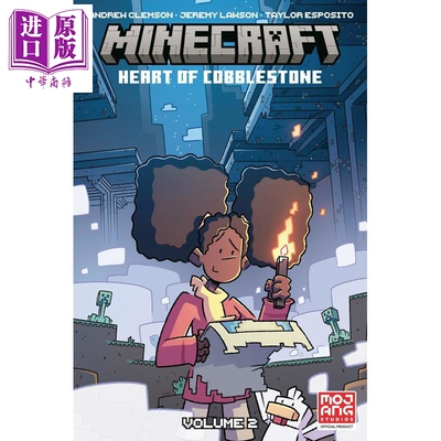 我的世界 鹅卵石之心 卷2 英文原版 Minecraft Heart of Cobblestone Volume 2 Andrew Clemson【中商原版】