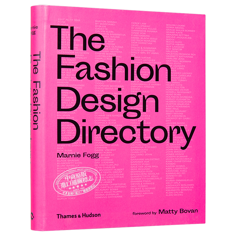 预售 The Fashion Design Directory 进口艺术 时装设计词典 服装设计【中商原版】【中商原版】