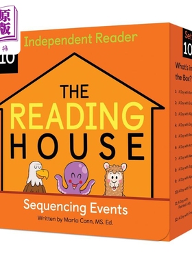 现货 The Reading House Set 10 Sequencing Events 阅读小房子10级 英文原版 儿童绘本 分级阅读 4-8岁【中商原版】