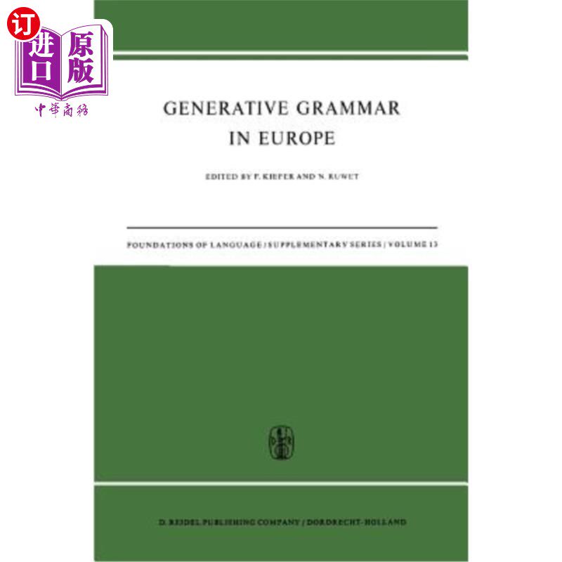 海外直订Generative Grammar in Europe 欧洲的生成语法