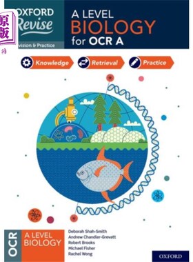 海外直订Oxford Revise: A Level Biology for OCR A Revisio... 牛津修订:A级生物的OCR A修订和考试实践