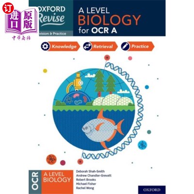 海外直订Oxford Revise: A Level Biology for OCR A Revisio... 牛津修订:A级生物的OCR A修订和考试实践
