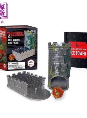 龙与地下城 迷你骰子塔 收藏品 Dungeons Dragons Mini Dragon Dice Tower 英文原版 Brenna Dinon【中商原版】
