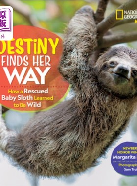 海外直订Destiny Finds Her Way: How a Rescued Baby Sloth Learned to Be Wild 命运找到了她的路:一只获救的树懒宝宝如何