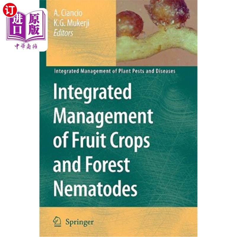 海外直订Integrated Management of Fruit Crops and Forest Nematodes 果树作物与森林线虫综合治理