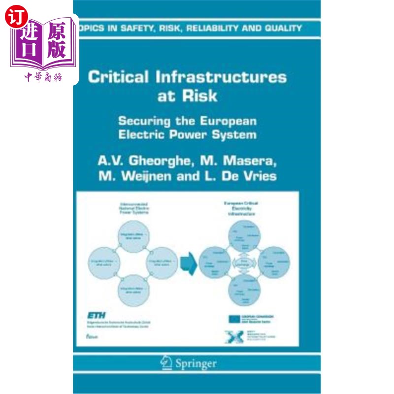 海外直订Critical Infrastructures at Risk: Securing the European Electric Power System 面临风险的关键基础设施:确保欧洲电