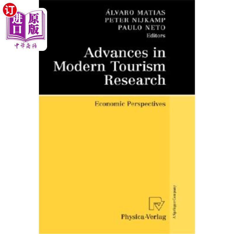海外直订Advances in Modern Tourism Research: Economic Perspectives 现代旅游研究进展：经济学视角