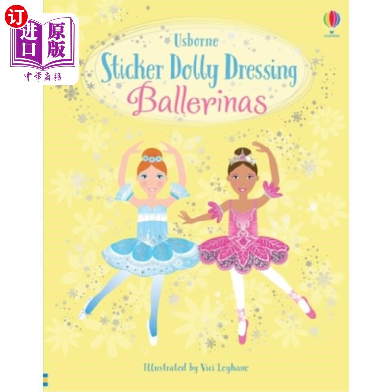 海外直订Sticker Dolly Dressing Ballerinas 贴纸多利穿着芭蕾舞演员