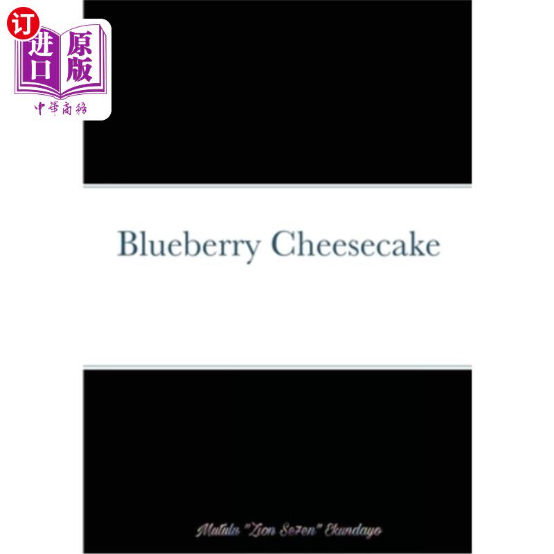 海外直订Blueberry Cheesecake 蓝莓芝士蛋糕