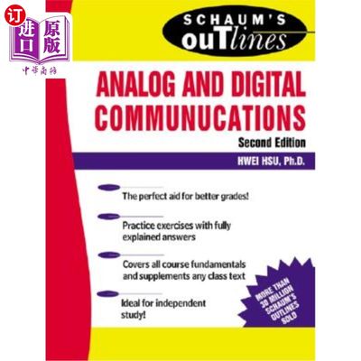 海外直订Schaum's Outline of Analog and Digital Communications 模拟和数字通信的Schaum大纲