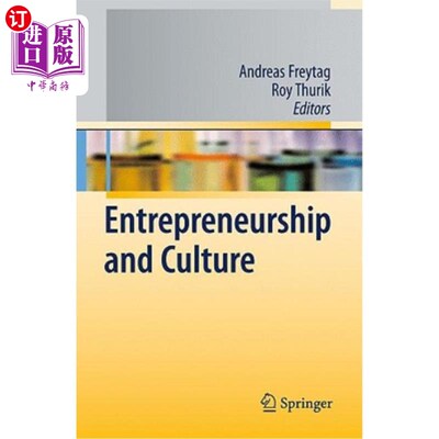 海外直订Entrepreneurship and Culture 企业家精神和文化