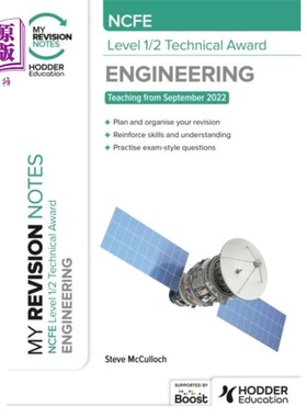 海外直订My Revision Notes: NCFE Level 1/2 Technical Awar... 我的复习笔记:NCFE工程技术奖1/2